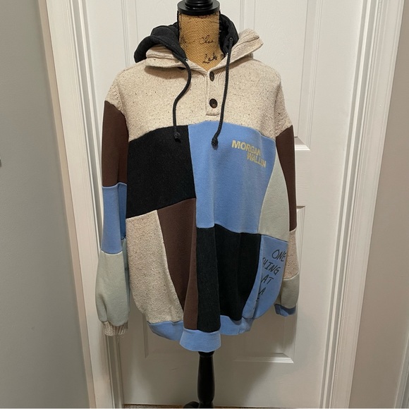 Morgan Wallen Patchwork Oversized Hoodie - Picture 3 of 15